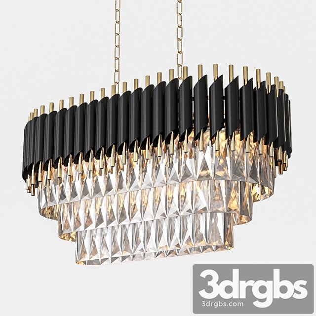 Hanging chandelier omnilux certaldo oml-81803-13 3dsmax Download - thumbnail 1