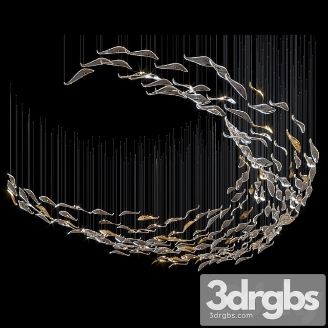 Hanging composition Vargov Design Swarm 1 3dsmax Download - thumbnail 1