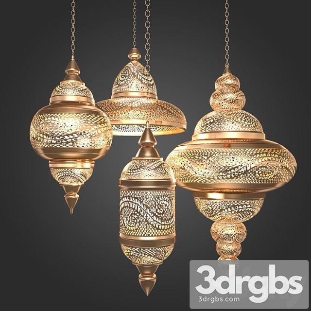 Hanging Lamp 212 3dsmax Download - thumbnail 1