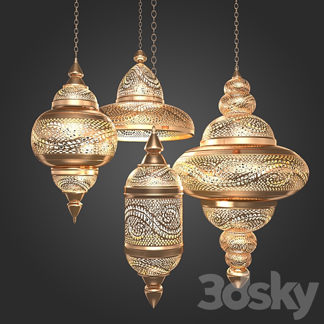 Hanging Lamp 212 3DSMax File - thumbnail 1