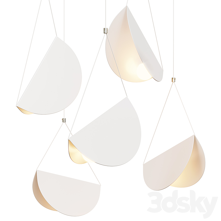 Hanging Lamp 3DS Max Model - thumbnail 2