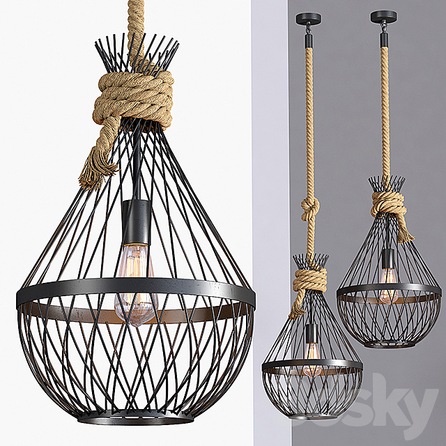 Hanging lamp 3DSMax File - thumbnail 1