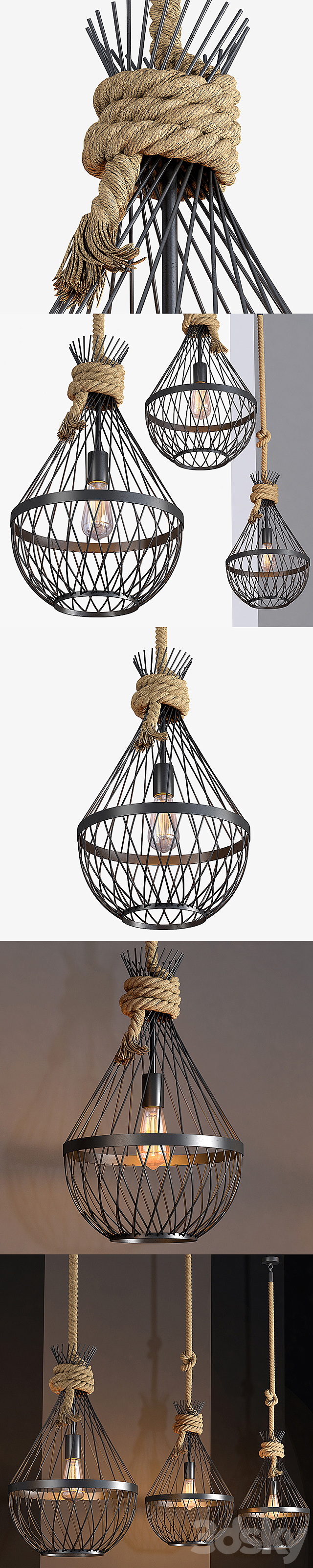 Hanging lamp 3DSMax File - thumbnail 2