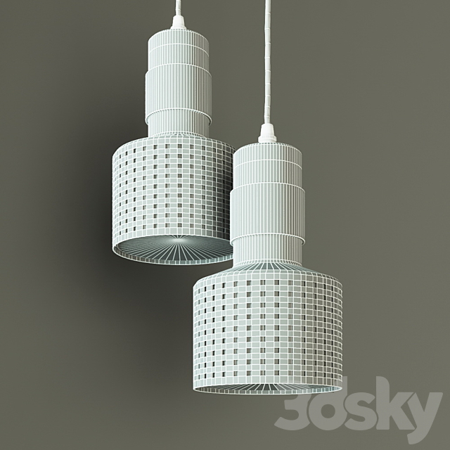 Hanging lamp Dome deco 3DSMax File - thumbnail 2