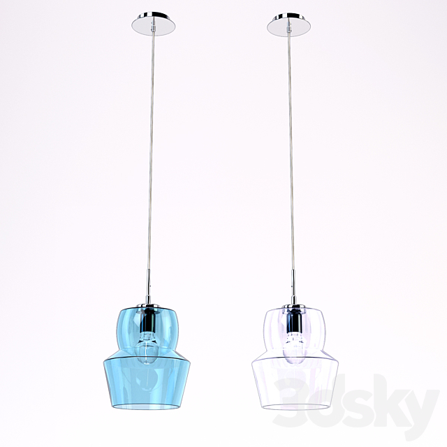 Hanging lamp Ideal Lux ZENO 3DSMax File - thumbnail 3