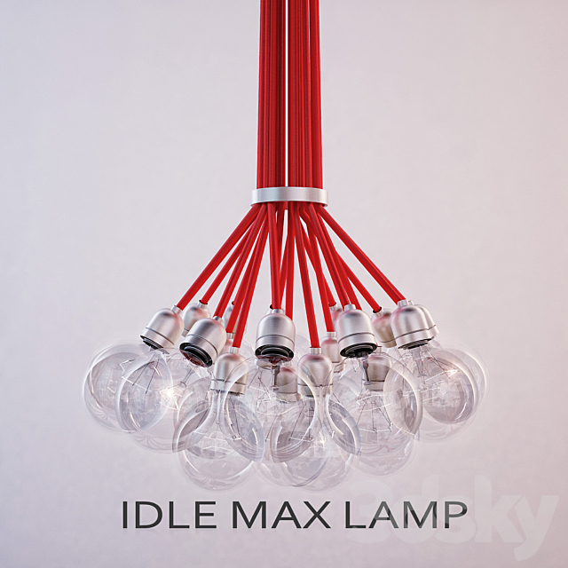 Hanging lamp Idle Max pendant lamp 3ds Max - thumbnail 1