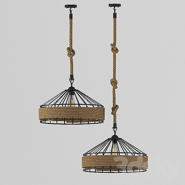 hanging lamp loft Country 3DSMax File - thumbnail 2