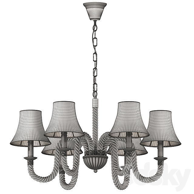 hanging lamp loft Country 3DSMax File - thumbnail 3