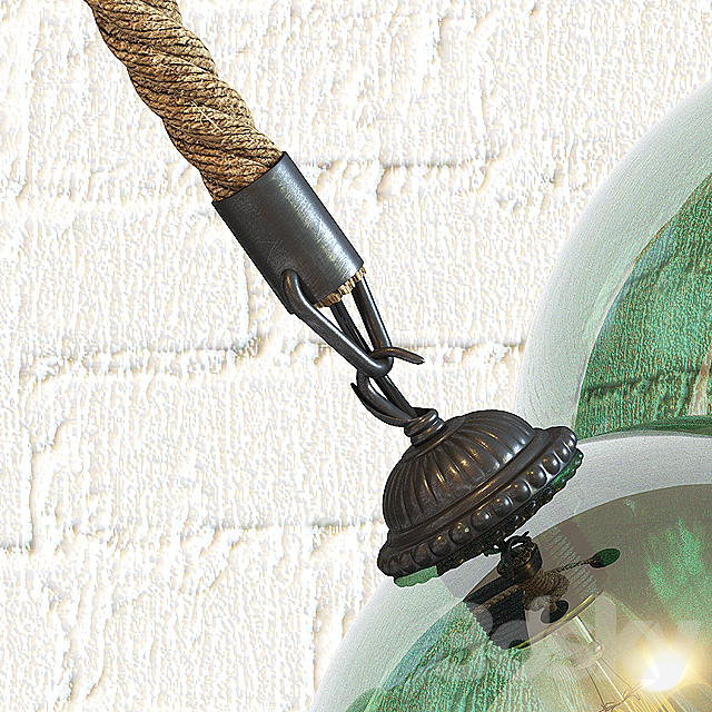 hanging lamp loft Country 3DSMax File - thumbnail 3