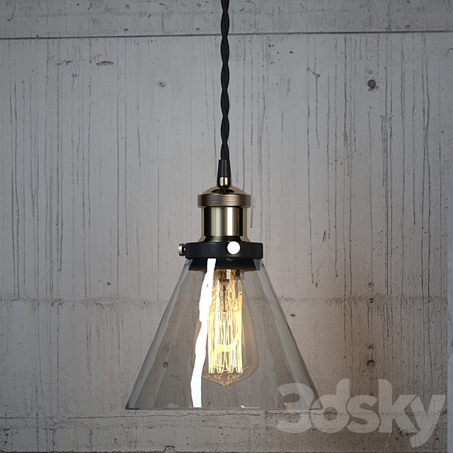 Hanging lamp Loft Designe 3DSMax File - thumbnail 1