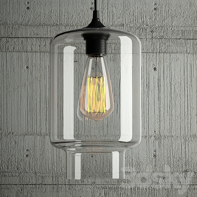 Hanging lamp Loft Designe 3DSMax File - thumbnail 1