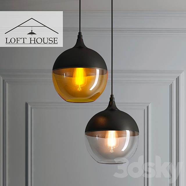 Hanging lamp LOFT HOUSE P-171 3DSMax File - thumbnail 1