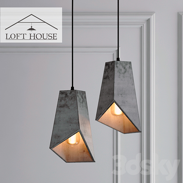 Hanging lamp LOFT HOUSE P-183 3DSMax File - thumbnail 1