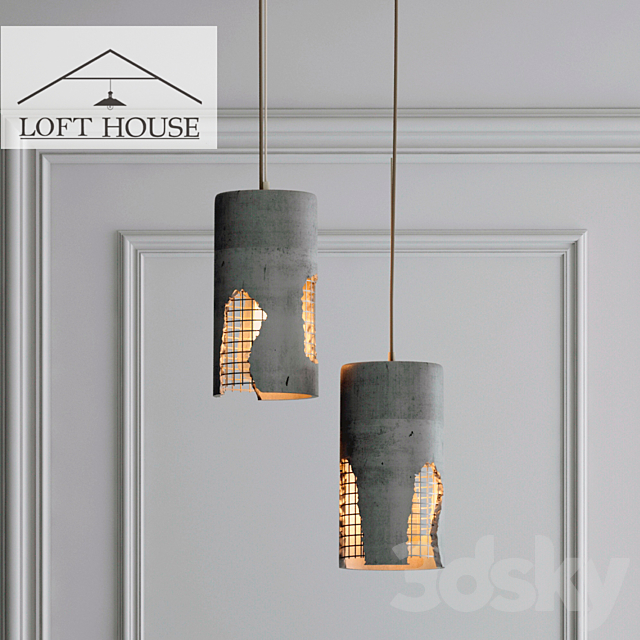 Hanging lamp LOFT HOUSE P-185 3DSMax File - thumbnail 1