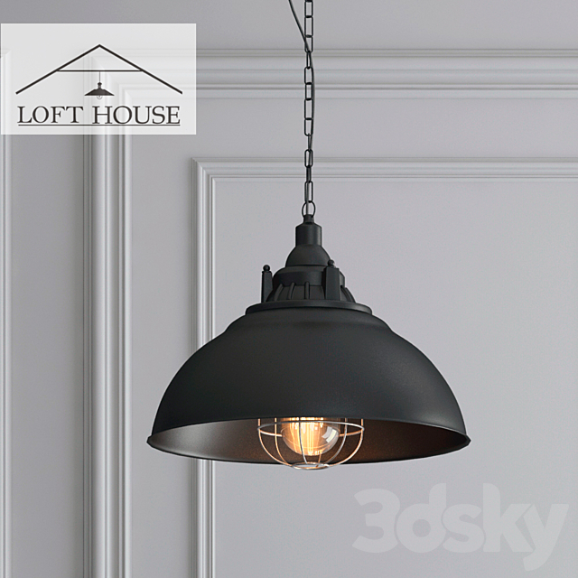 Hanging lamp LOFT HOUSE P-188 3DSMax File - thumbnail 1