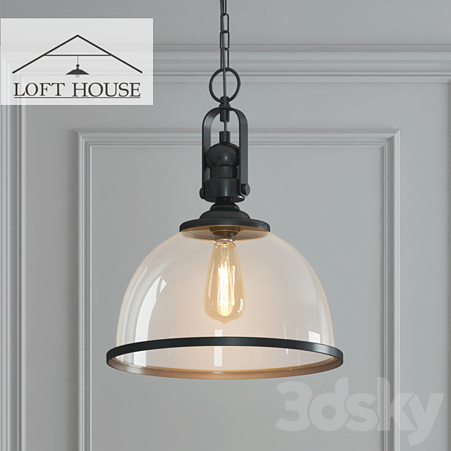 Hanging lamp LOFT HOUSE P-190 3DSMax File - thumbnail 1