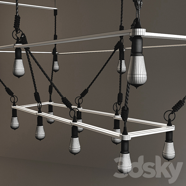 Hanging Lamp Loft lamp 3DSMax File - thumbnail 3