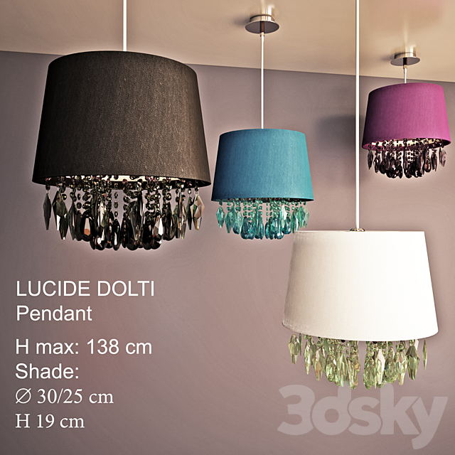 Hanging lamp Lucide Dolti 3DSMax File - thumbnail 1