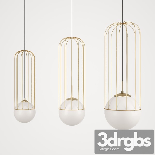 Hanging lamp maytoni telford 3dsmax Download - thumbnail 1