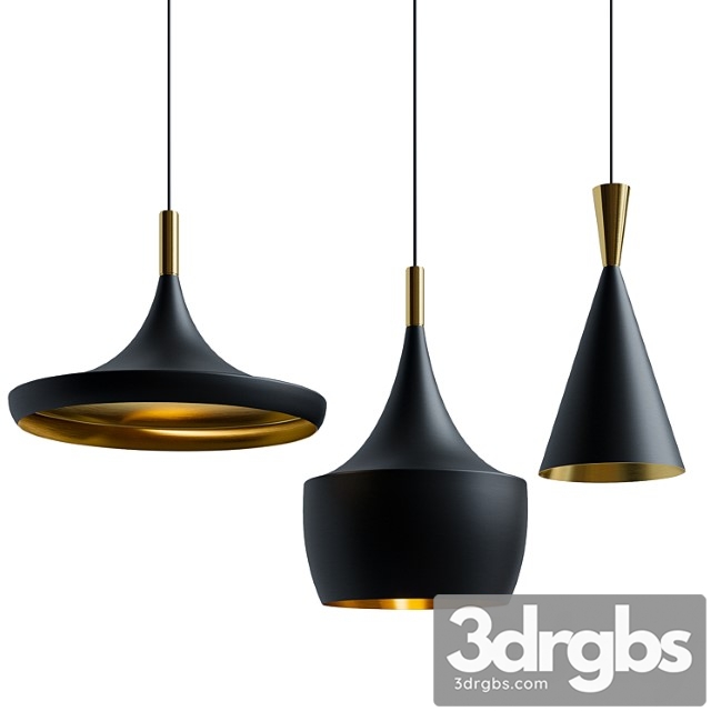 Hanging lamp set 3dsmax Download - thumbnail 1