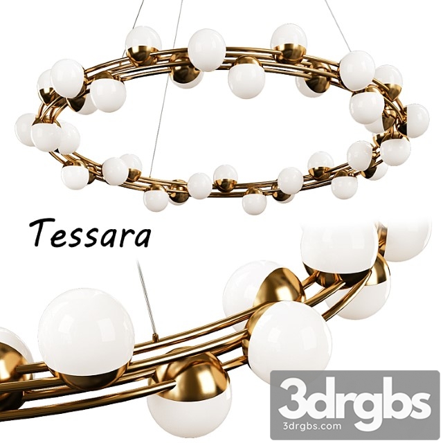 Hanging Lamp Tessara 3dsmax Download - thumbnail 1