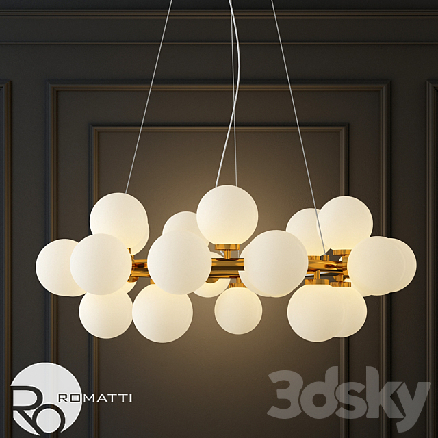 Hanging lamp the mimosa pendant by atelier areti 3DSMax File - thumbnail 1