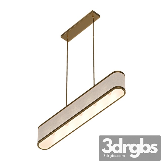 Hanging Linear Pendant Lamp From Anthropologie 3dsmax Download - thumbnail 1