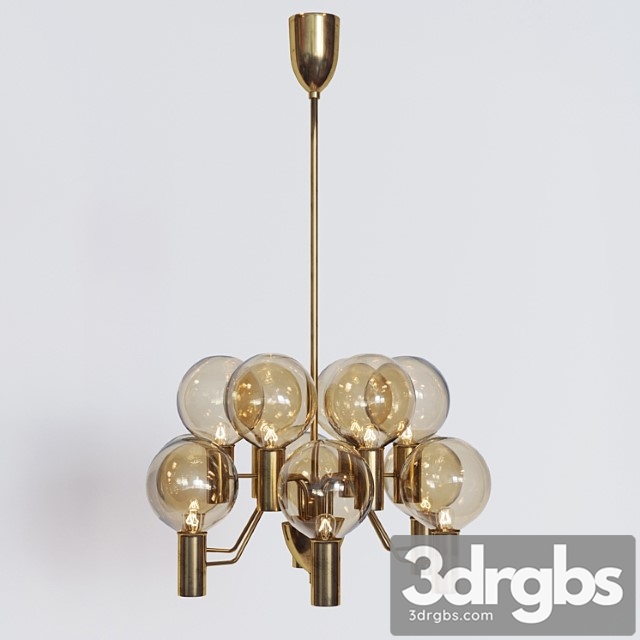 Hans Agne Jakobsson Ceiling Lamps Model T372 12 Patricia 3dsmax Download - thumbnail 1