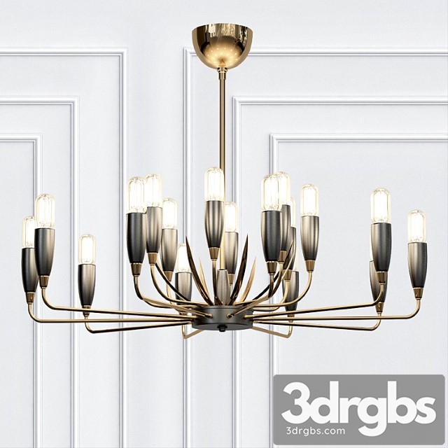 Hardy chandelier by arteriors home 3dsmax Download - thumbnail 1