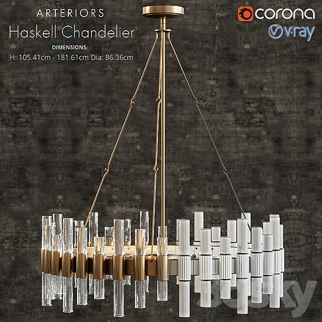 haskell Chandelier 3DSMax File - thumbnail 3