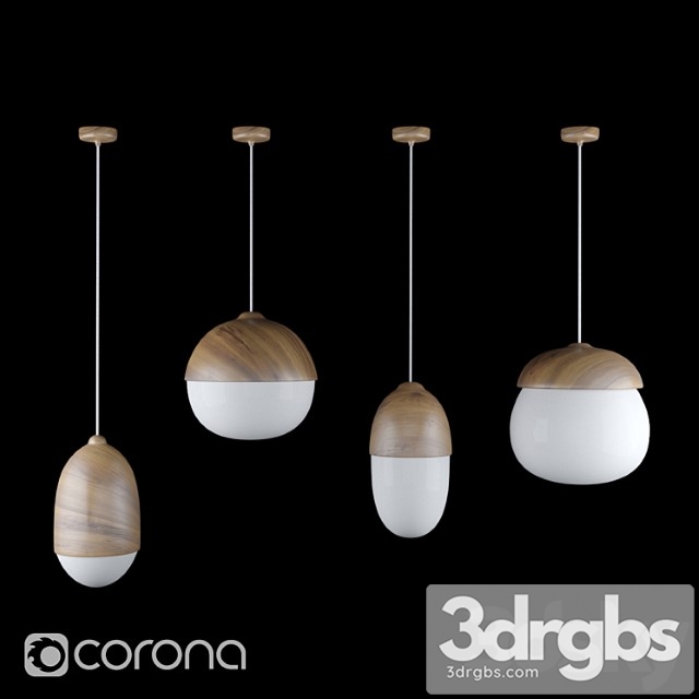 Hazelnut pendants 3dsmax Download - thumbnail 1