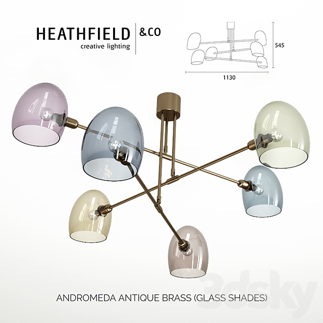 HEATHFIELD ANDROMEDA ANTIQUE BRASS 3DSMax File - thumbnail 1