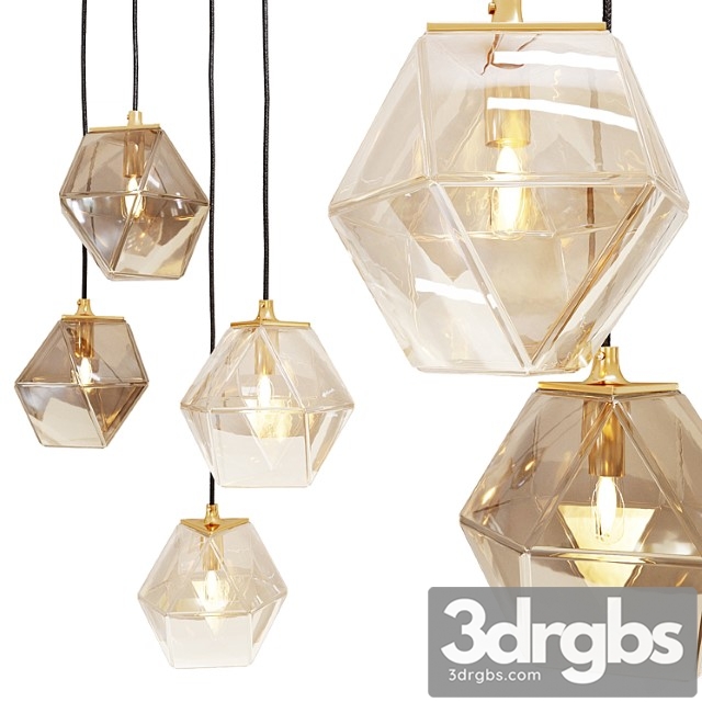 Heliolite hanging lamp 3dsmax Download - thumbnail 1