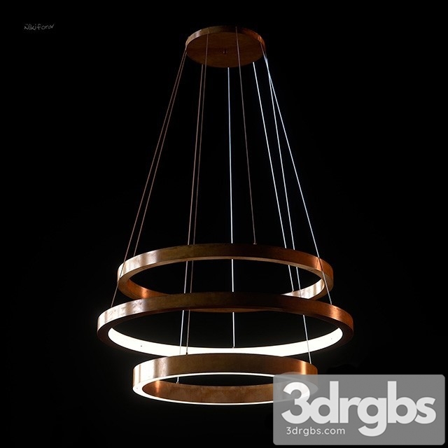 Henge Light Ring Horizontal 4 3dsmax Download - thumbnail 1