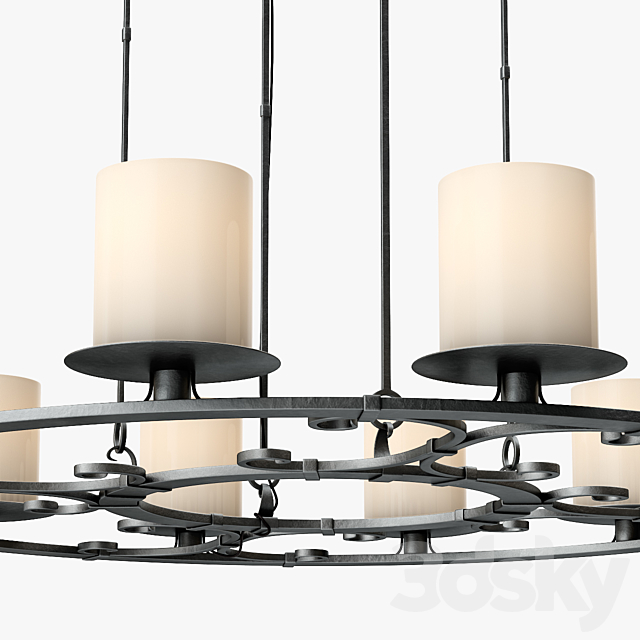 Holly Hunt Madiera Hanging Lamp 3DS Max Model - thumbnail 2