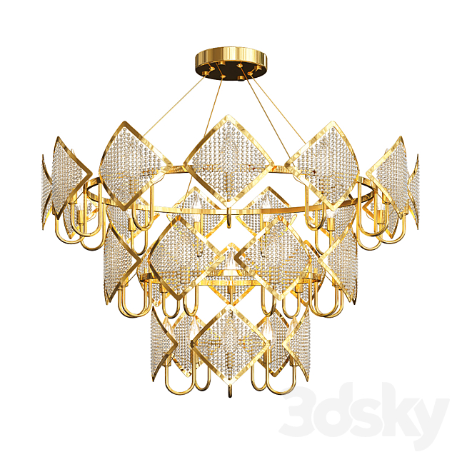 Hot Ceiling Pendant Lamp 3DSMax File - thumbnail 1