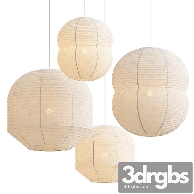 Hotaru Pendant Lanterns 3dsmax Download - thumbnail 1