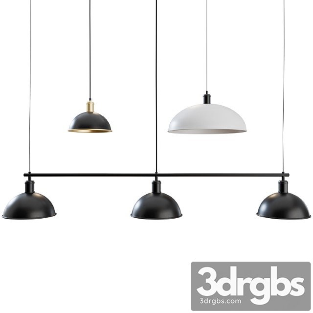 Hubert suspension frame + pendant by menu - thumbnail 1