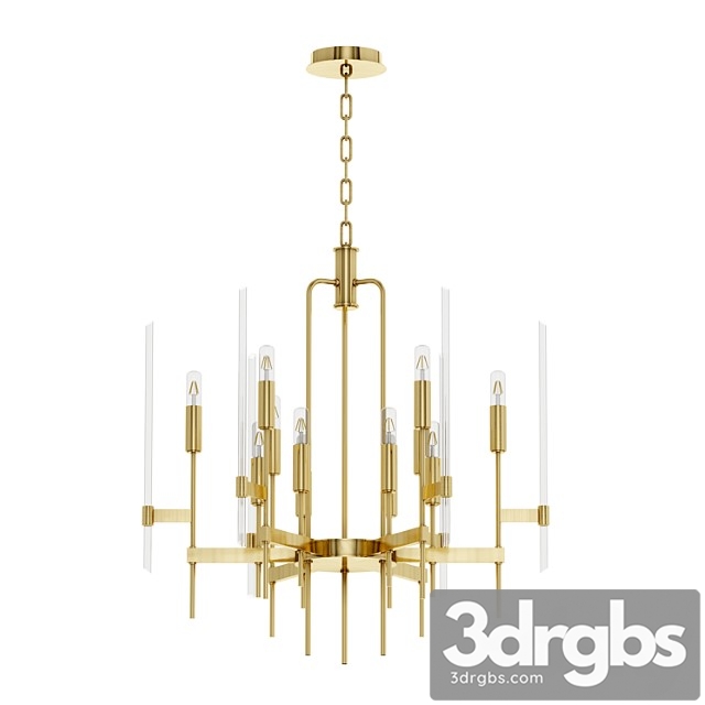 Hudson valley bari 12 light chandelier - thumbnail 1