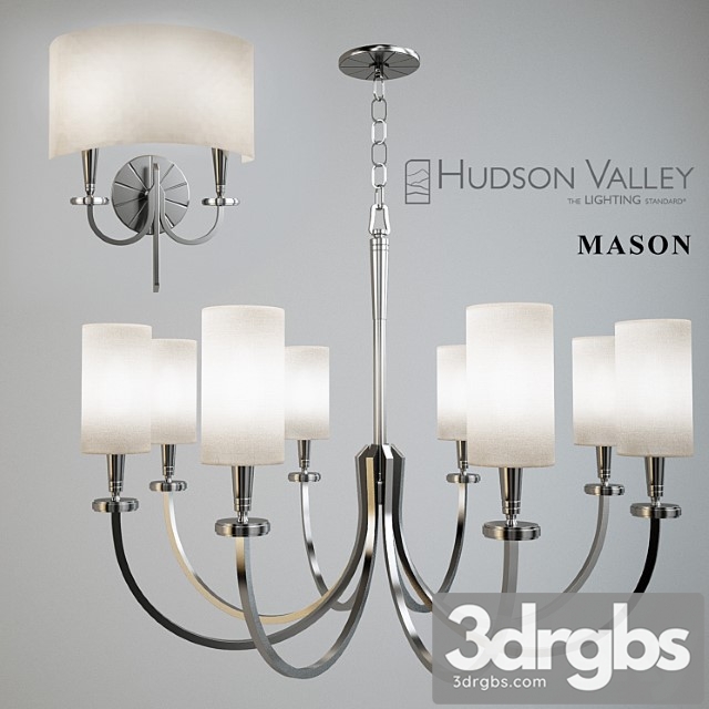 Hudson Valley Lighting Mason 3dsmax Download - thumbnail 1