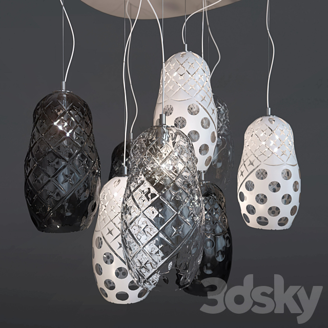 Hulotte Pendant Lights 3DSMax File - thumbnail 2