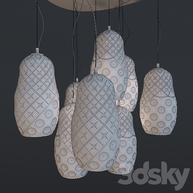 Hulotte Pendant Lights 3DSMax File - thumbnail 3