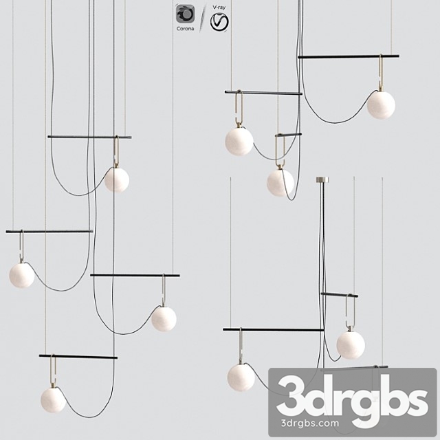 Ic flos hanging pendant lamp collection - thumbnail 1