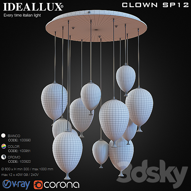 Ideallux (CLOWN SP12) 3DSMax File - thumbnail 2