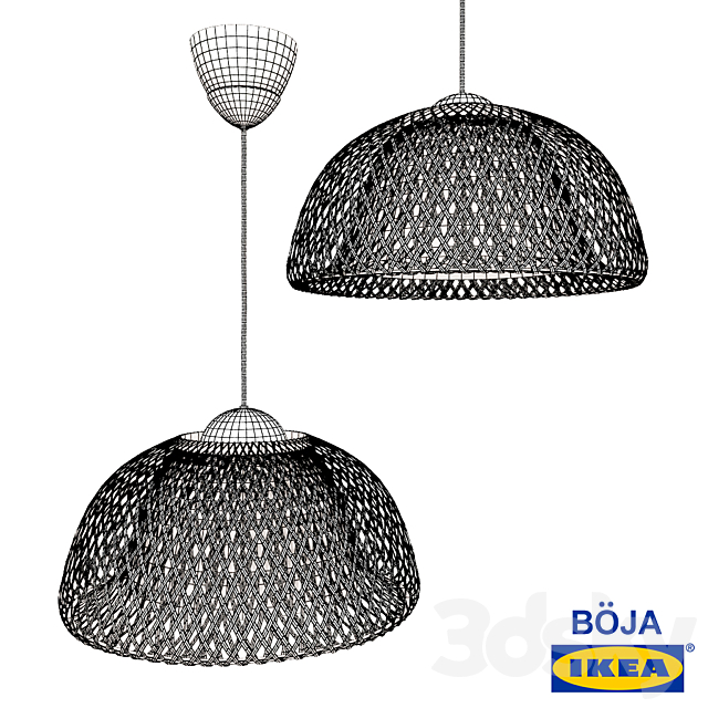 IKEA Boja pendant lamp 3DSMax File - thumbnail 3