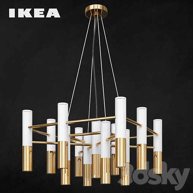 Ikea Modern Suspension Lamp 3DSMax File - thumbnail 1