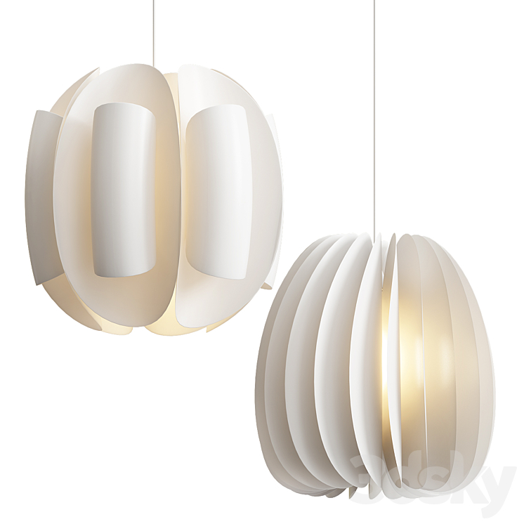 Ikea Pendant Lamps 3DS Max Model - thumbnail 1