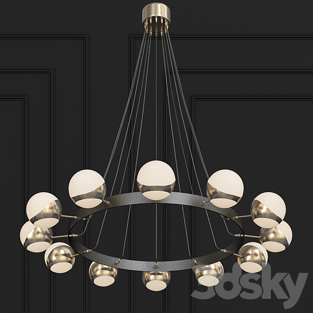 Impressive Italian Chandelier 3DSMax File - thumbnail 1