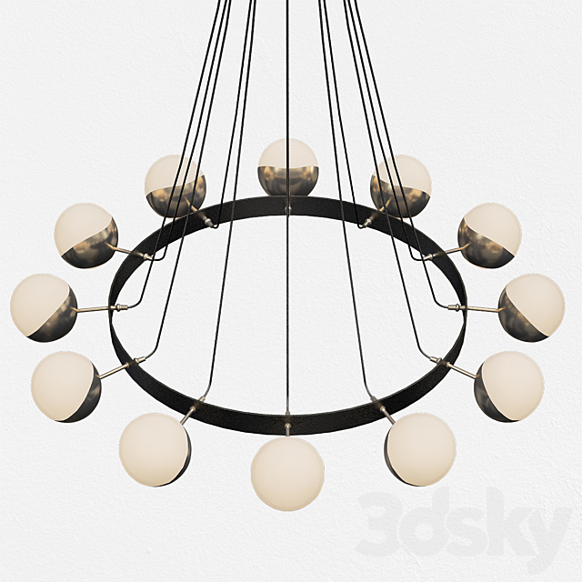 Impressive Italian Chandelier 3DSMax File - thumbnail 2