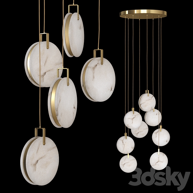 INTEGRATOR IT-1633 chandelier 3DS Max Model - thumbnail 2